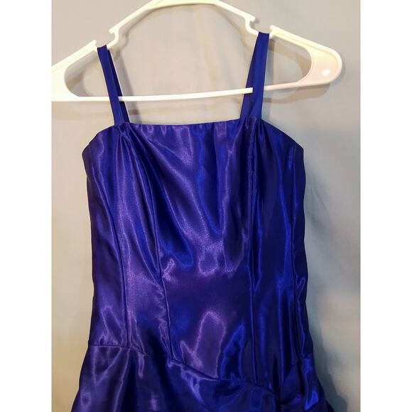 Jessica McClintock Blue prom / party / cocktail dress - Picture 3 of 6